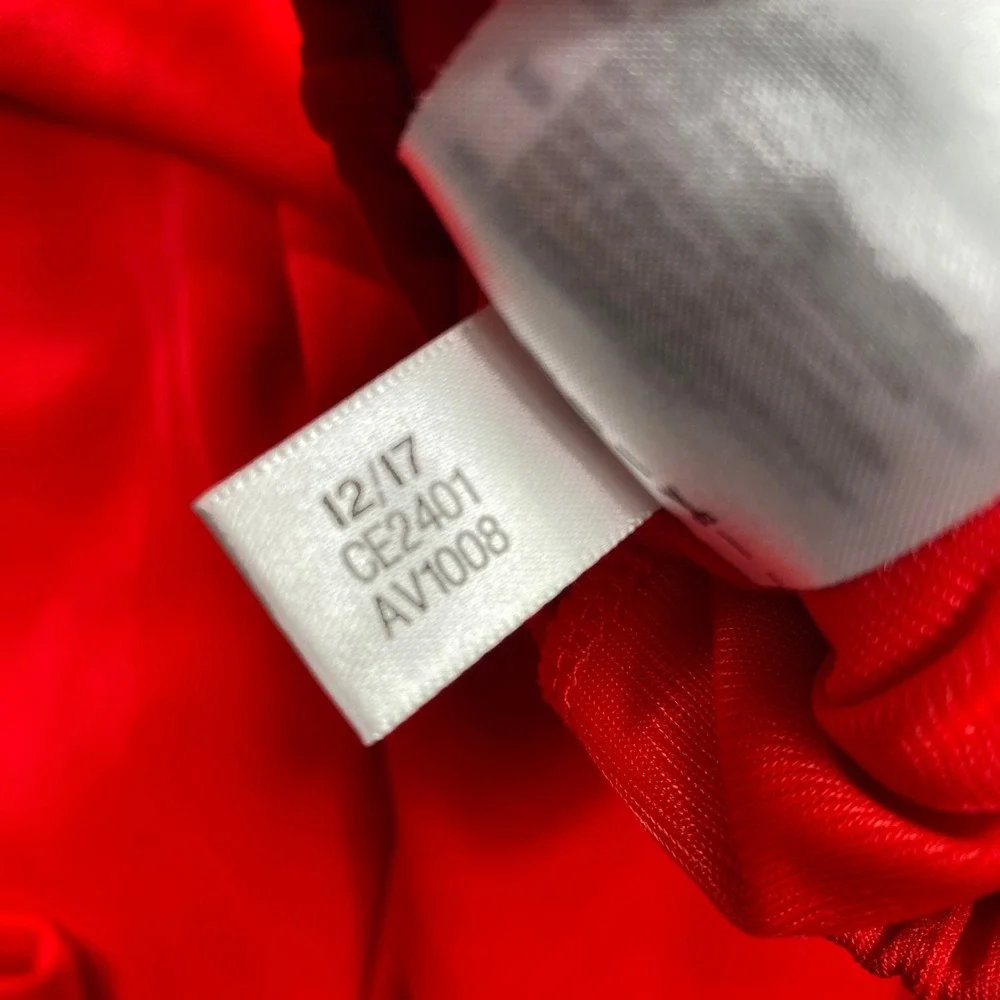 Adidas Originals SST Track Pants Red White 3-Stripe Trefoil CE2401 Womens Medium - Picture 6 of 8